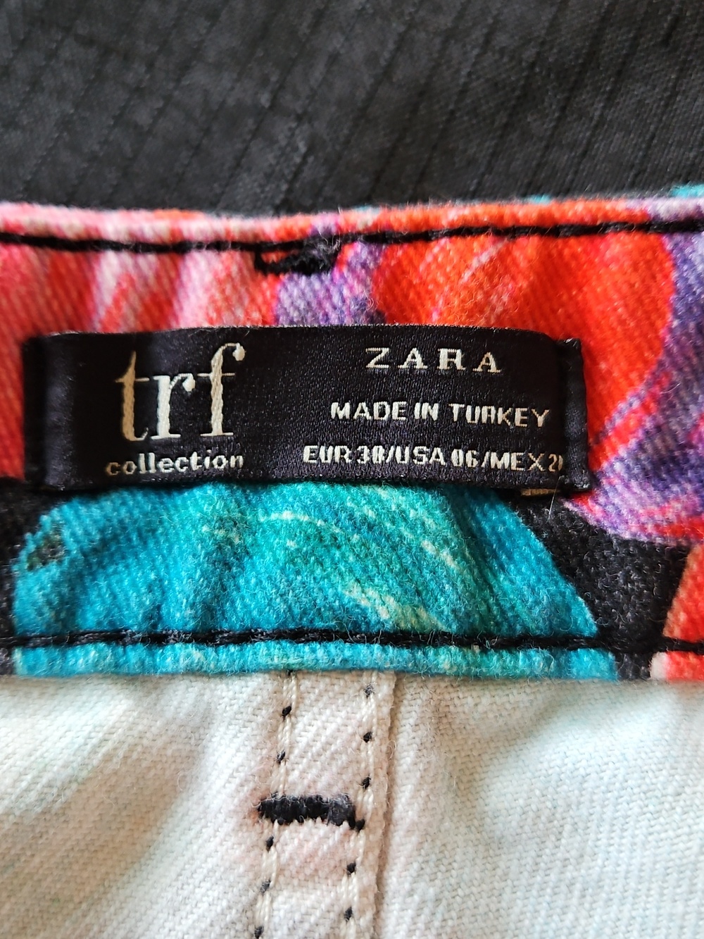 Zara Vibrant Fruit Pattern High Waist Shorts - Picture 2 of 12